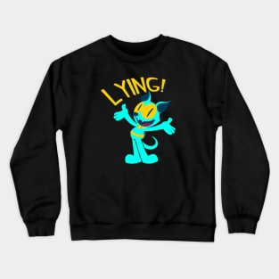 Lying the Cat Crewneck Sweatshirt